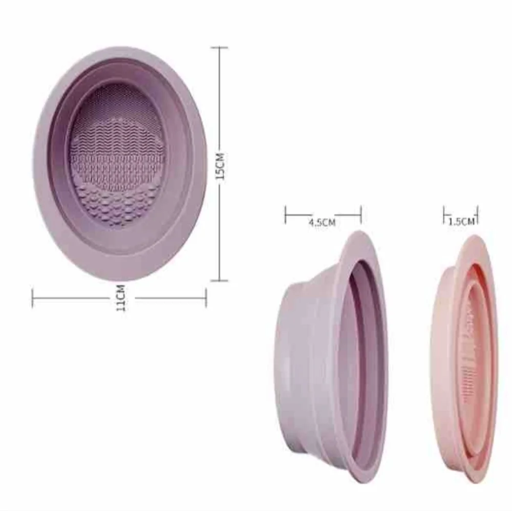 1 Silicone Brush Cleaning Mat for Makeup Brush 1Pc
